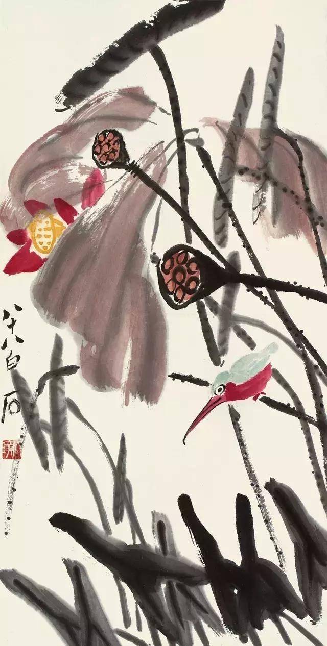 白石老人画荷，夏日不可不看的风景_搜狐网