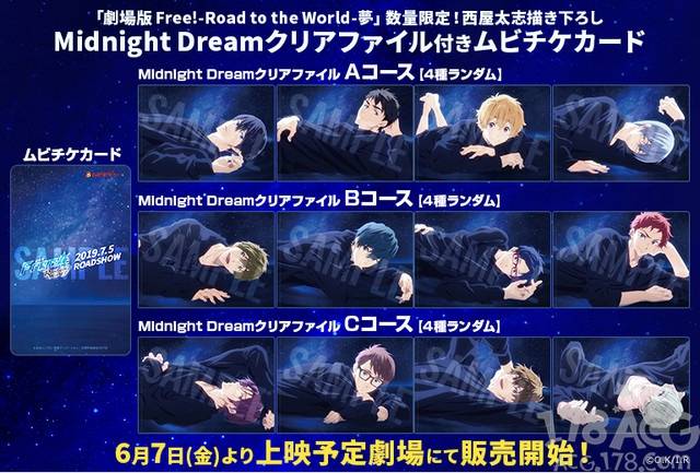 劇場版 Free!-Road to the World- 夢 七瀬遙 橘真琴入場者特典