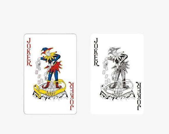并且开始在欧洲等地的扑克中,这两张joker的印刷是相同的,所以无法被