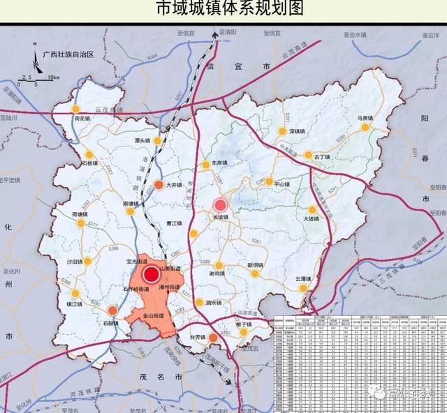 容县最新城区规划图图片