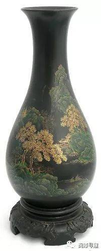 中国美術】 福建漆器 花瓶 福州第一脱胎漆器 漆芸 壺 花器 中国