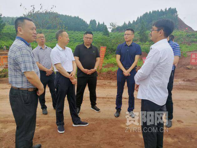 调研s207线安岳县卧佛镇至石羊镇段建设项目推进情况