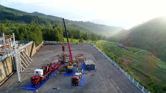 中原石油工程公司圓滿完成普光氣田老井穩產解堵施工