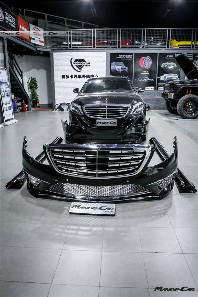 从豪华到运动奔驰s级改装s65amg包围20寸amg轮毂
