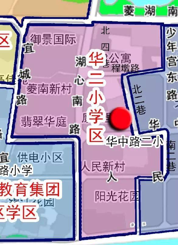 2019年安庆市区部分小学学区划分方案公布!ps:迎江区划分详图