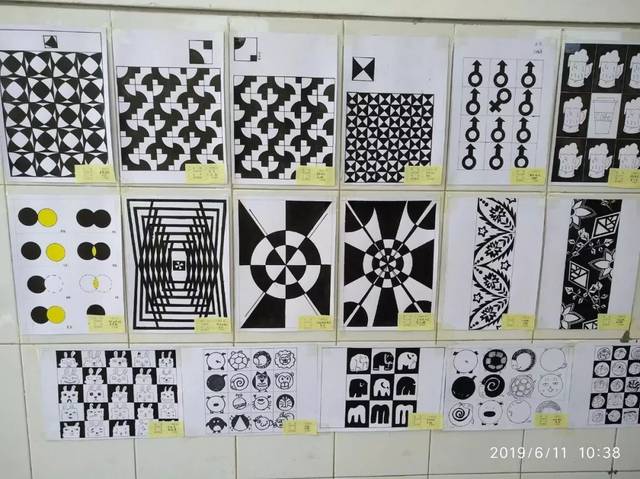 这次特殊的平面构成作业,专业名为"群化实践",是平面构成课程中的重要