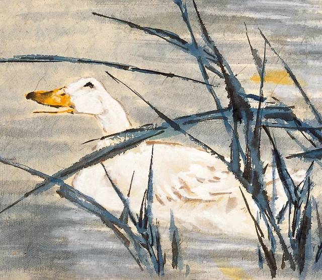 中国杰出的美术教育家,当代著名花鸟画家;萧朗自拜著名画家王雪涛为师