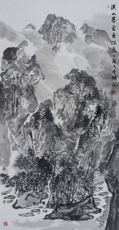中国画名家——画家彭国昌作品欣赏