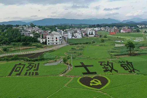 初夏,在湖南省永州市道县梅花镇贵头村道县烈士纪念园,陈树湘烈士生平
