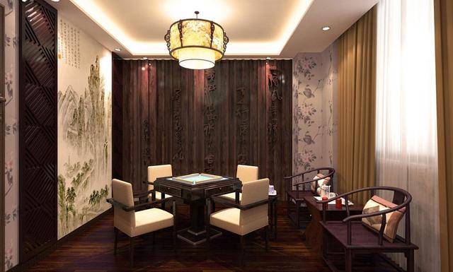 麻将室.棋牌室设计案例效果图