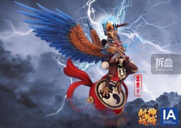 iatoys 封神战将系列 雷震子1:6雕像_手机搜狐网