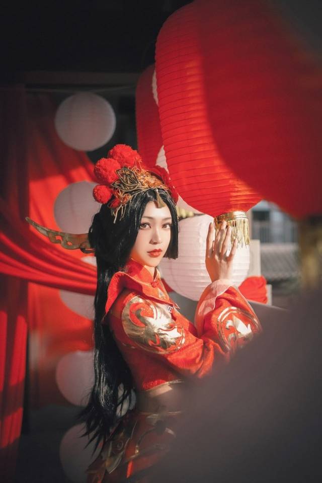 王者荣耀.大圣娶亲cos 美呆了