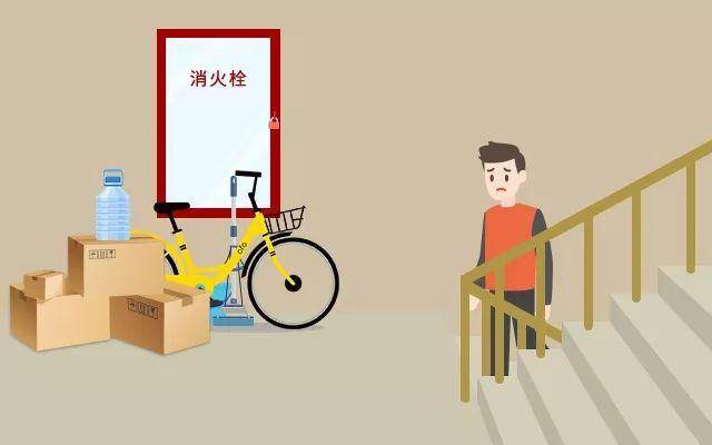 的西城区广外街道某小区6号楼存在安全隐患,居民在楼道内堆放各种杂物