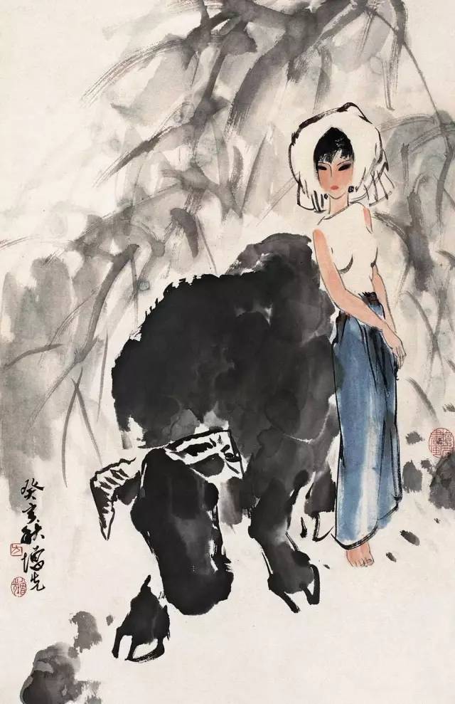 方增先 人物 方增先的人物画- 中国书画网