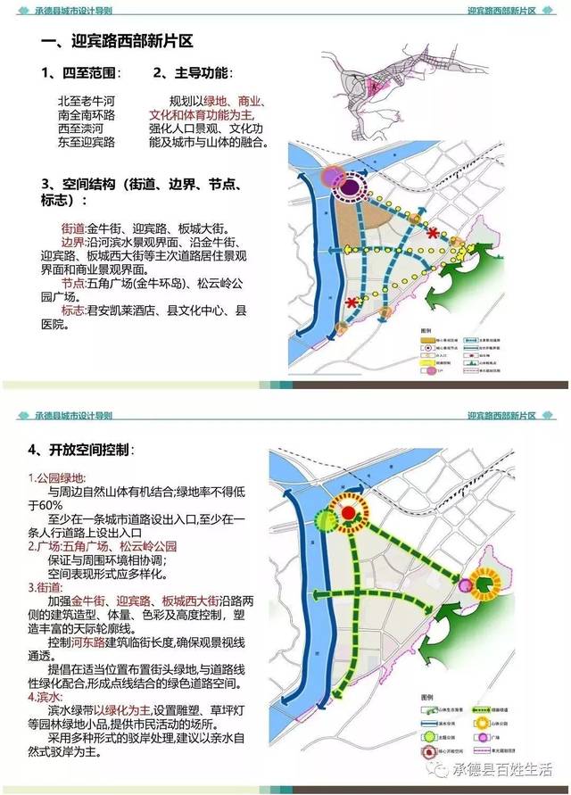 【重磅】承德县城市设计规划草案公布!下板城有八大片区!