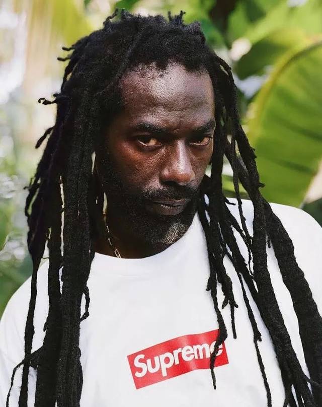 Supreme Buju Banton Tee 黒 M-