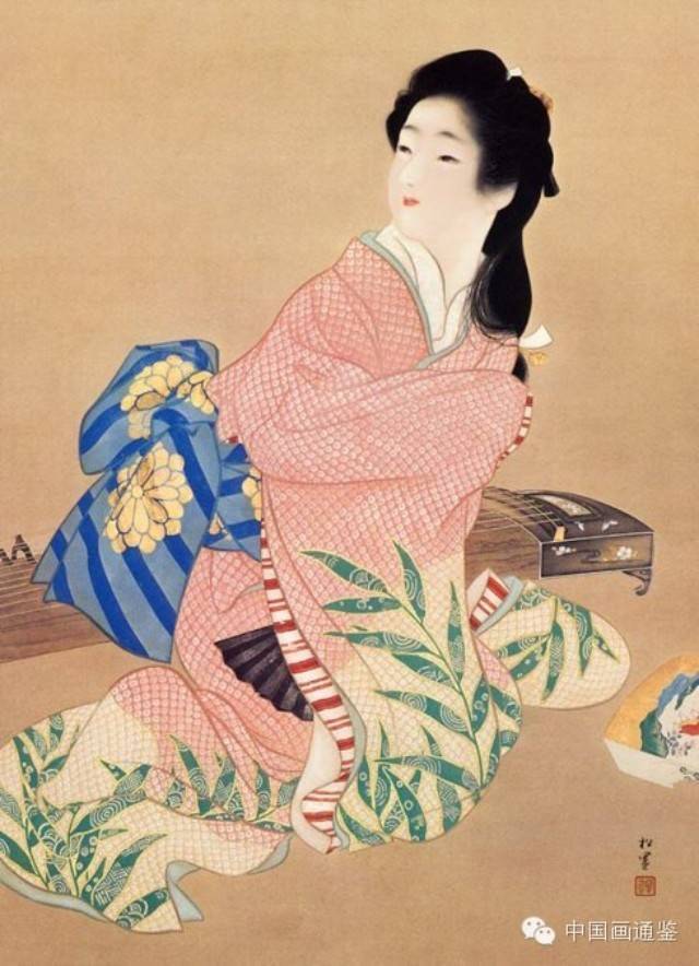 未婚生子的天才女画家上村松园笔下充满中国唐代风格的美人图_搜狐网