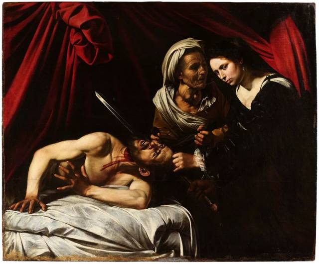 卡拉瓦乔《朱迪斯与赫罗弗尼斯》(judith and holofernes,1607年)