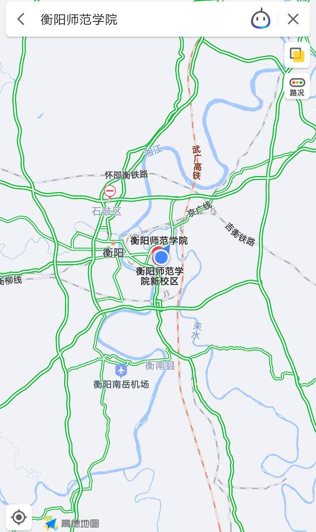 衡阳师范学院地图图片