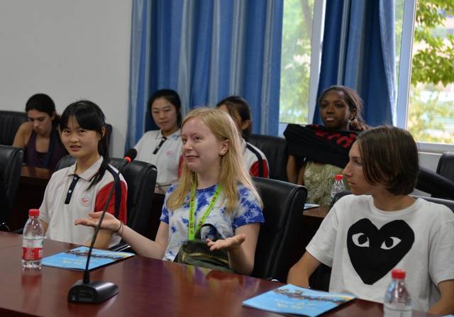 教育无国界交流促发展冠城七中举行中美学生国际文化交流