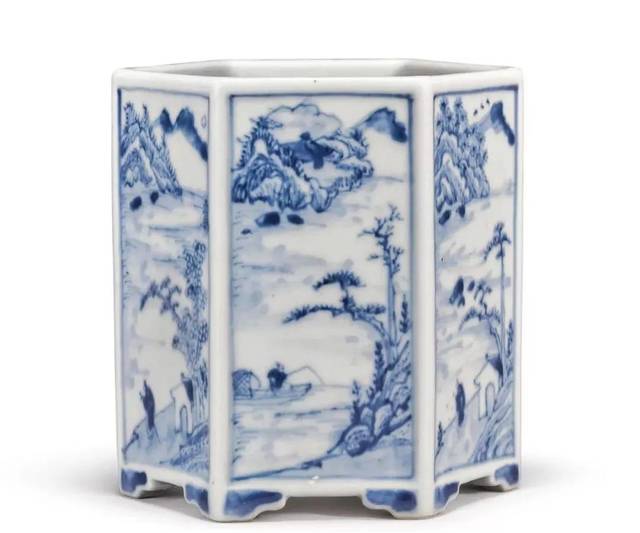 中国古玩　康熙年製 人物　風景　青花　染付　花入　中国美術 清代 明代 清朝期 康熙青花：独步清朝的老大- 知乎