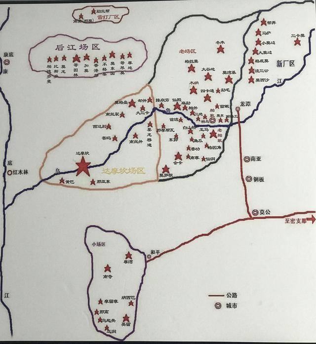 缅甸翡翠矿区高清地图图片