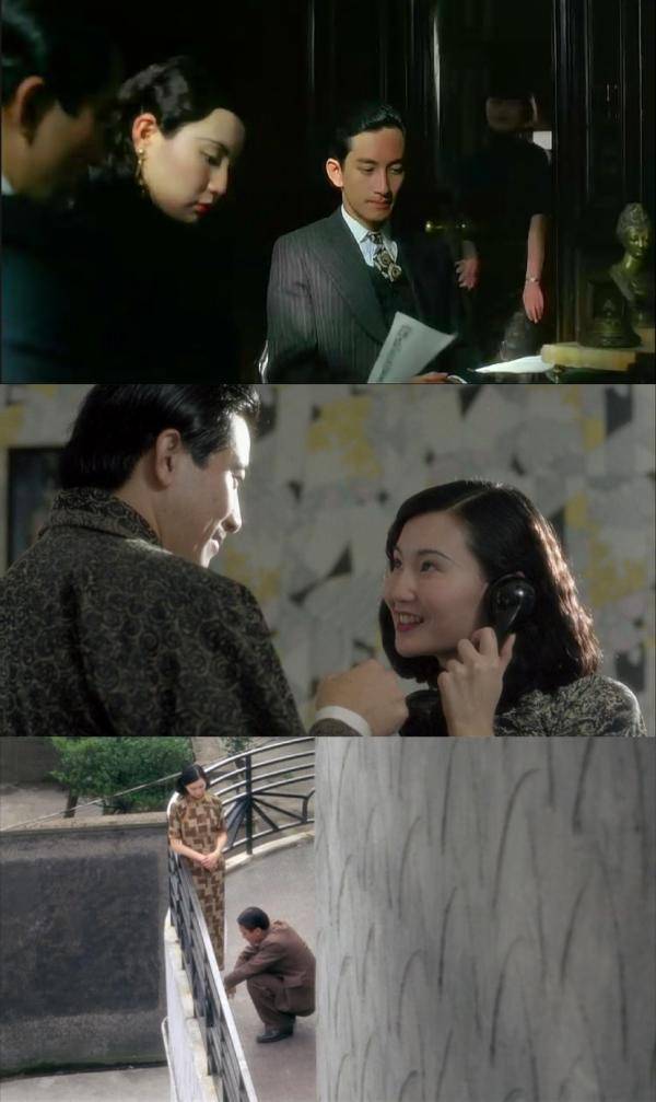 《阮玲玉》中,阮玲玉分别与张达民(吴启华饰演),唐季珊(秦汉饰演)与
