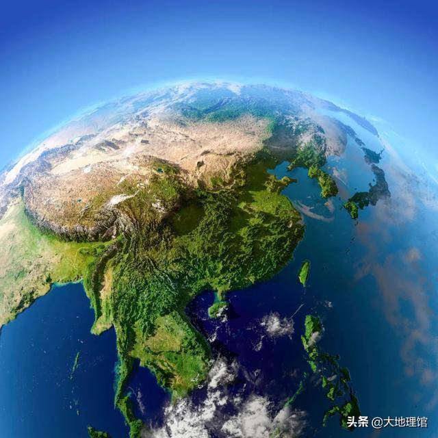 世界首份三维立体地图!看看咱们大中华