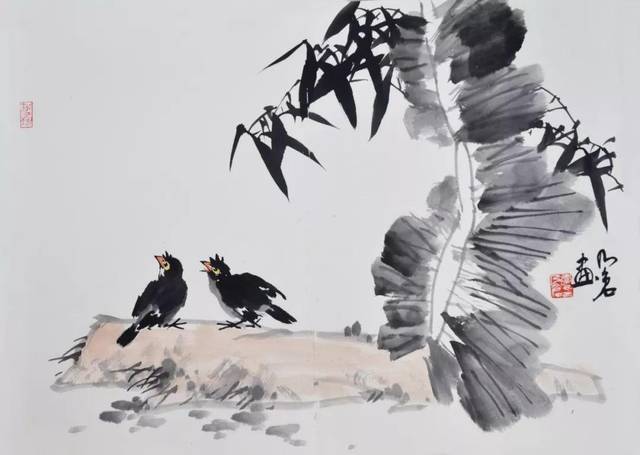国画写意芭蕉创作中,如何做到大处着眼,整体取势?