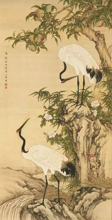 沈铨画鹤仙风道骨百年来无出其右_搜狐网