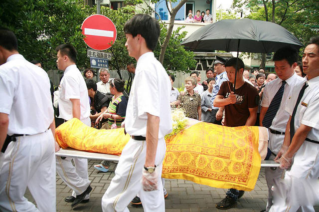 潮南区出殡仪式图片