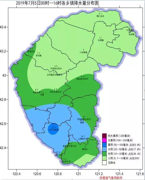 奈曼旗行政区地图图片