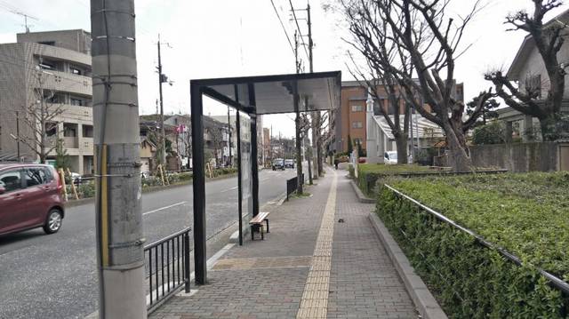 日本很常见的公交站台形式——港湾式