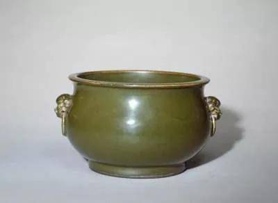 蕎麦釉 茶葉末釉水盤 中国古玩 中国美術 唐物 擺件 茶叶末釉瓷-茶叶末釉瓷促销价格、茶叶末釉瓷品牌- 淘宝