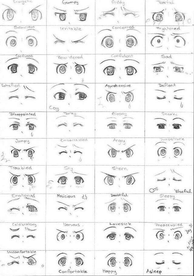简单的眼睛怎么画