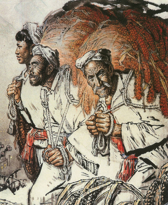 1981年 刘文西《北斗—刘志丹和陕北人民》170cm×120cm