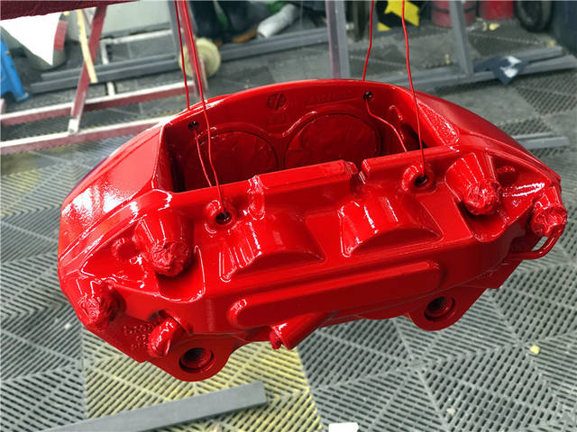 刹车卡钳喷漆改色-红色系例案例分享