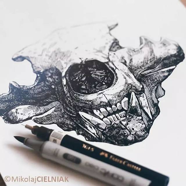 国外顶级艺术家是如何用针管笔展示线条魅力的