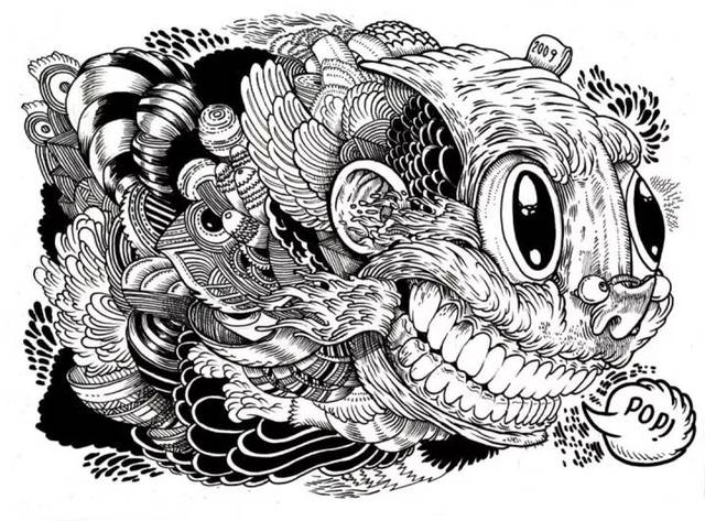 国外顶级艺术家是如何用针管笔展示线条魅力的