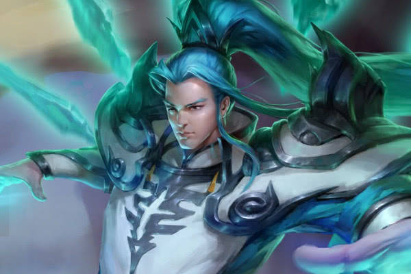 接下来就是剑圣徐庶了,徐庶这款皮肤中也是从老年人变身成为青年了