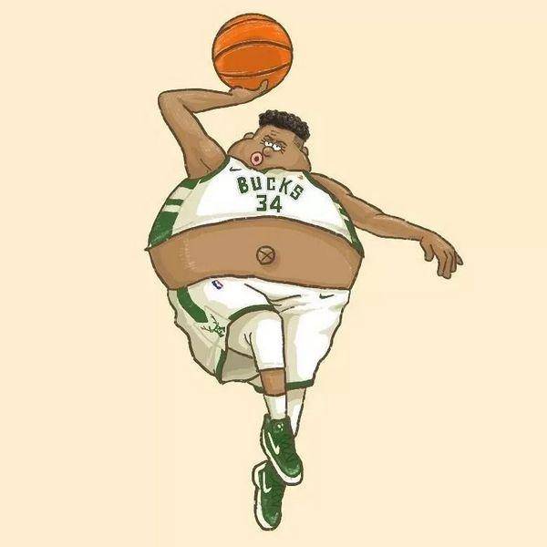 组图:当nba球星们变成400斤的大胖子,一个个都变得又萌又可爱
