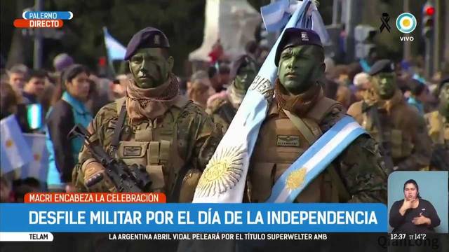 阿根廷庆祝独立203周年阅兵式 多款特色装备亮相