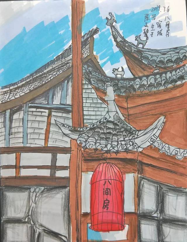 山山林暑期集训——风景速写 ▏寓教于乐我们从不懈怠