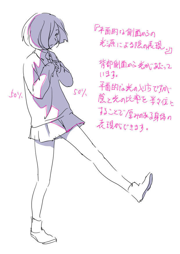 动漫人物阴影怎么画