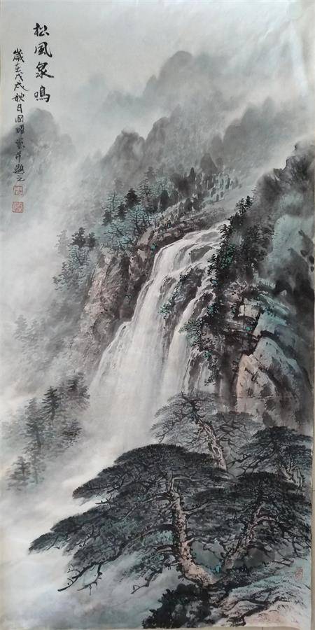 画家周国耀:山水相依墨彩间 画如山水达意美
