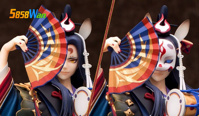阴阳师：玉藻前手办细节曝光，高度还原游戏，面具可拆卸太懂玩家_搜狐网