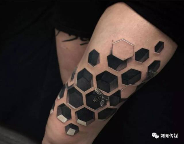 超级震撼的3d立体纹身图案