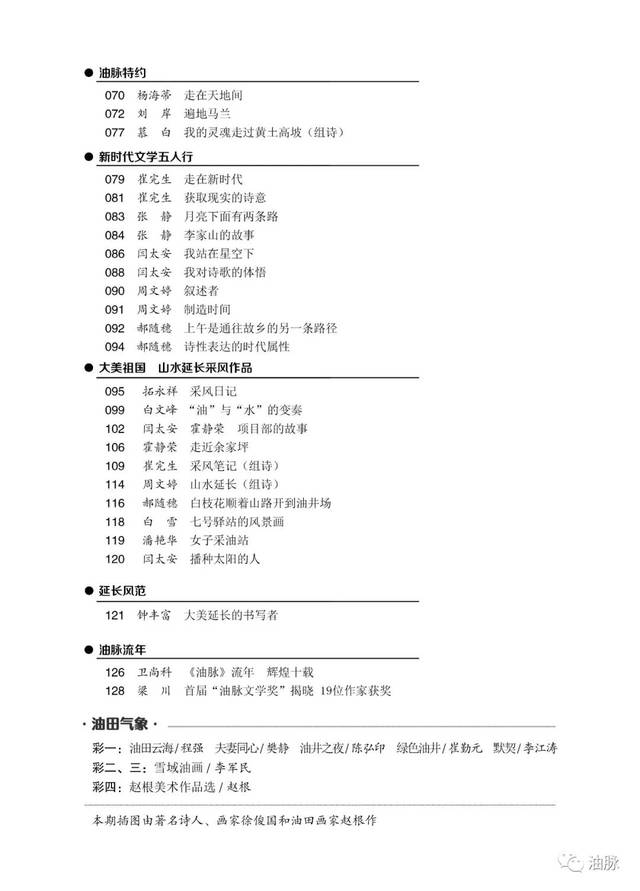 期刊封面 目录图片