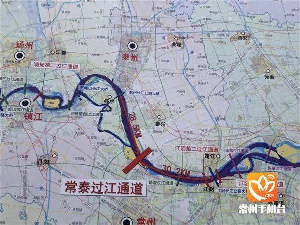 常泰长江大桥地图图片