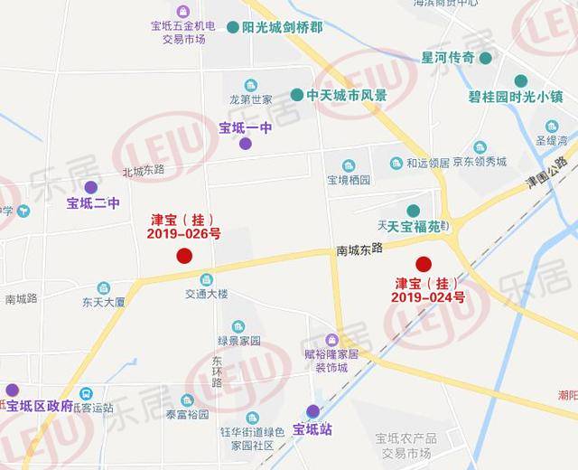 宝坻城区地图高清版图片